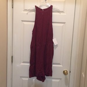 Target romper. Burgundy